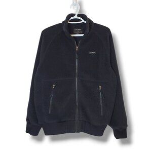 Filson Fleece Sherpa Zip up Jacket Black Size M